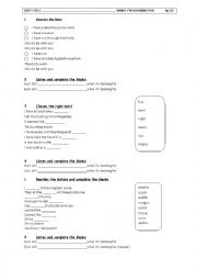 English Worksheet: U2 song worksheet