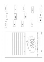 English Worksheet: phoneme qu and ch