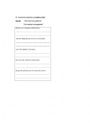 English Worksheet: And - But as conjunctions