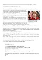 President Dilma Roussef biography