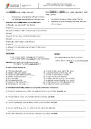 English Worksheet: CONNECTORS