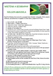 WRITING A BIOGRAPHY: NELSON MANDELA
