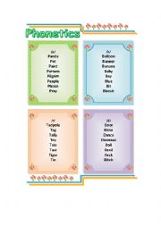 English Worksheet: phonetic