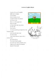 English Worksheet: Common Idioms