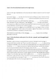 English Worksheet: language