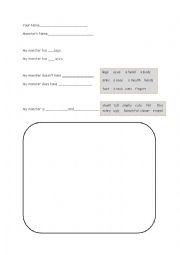 English Worksheet: My Robot