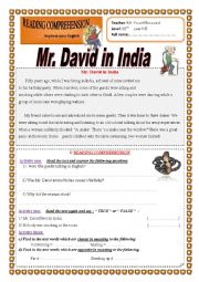 Mr. David in India