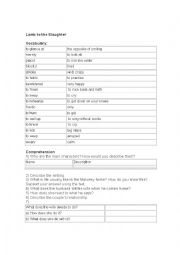 English Worksheet: Lamb to slaughter