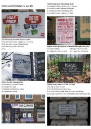 SIGNS AND NOTICES #7 (10 photos on 2 pages)