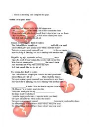 When I was your man - Bruno Mars Song