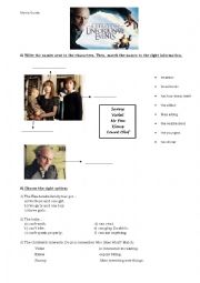 English Worksheet: A Series of Unfortunately events - movie guide