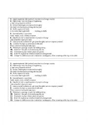 English Worksheet: vocabulary-headway upper intermediate