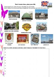 English Worksheet: london tour