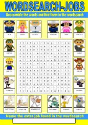 Occupations Wordsearch