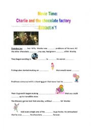 Movie Time: Extract n1 Charlie and the chocolate factory