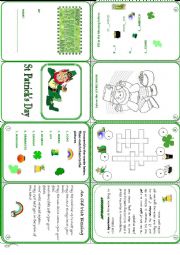 St Patricks Day mini book