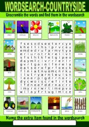 Countryside Wordsearch