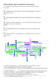 English Worksheet: internet vocabulary
