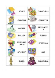 English Worksheet: School memory