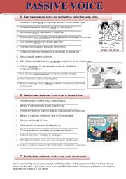 English Worksheet: Passive voice and consumerism