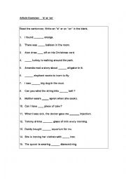 English Worksheet: English Grammer - 