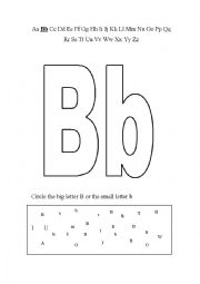 English Worksheet: a 9 page Letter B worksheet and coloring page for class