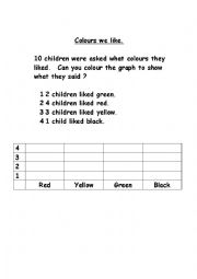 English Worksheet: graph