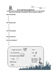 English Worksheet: Elf Comprehension Activity