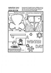 English Worksheet: Mini winter book