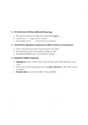 English Worksheet: review