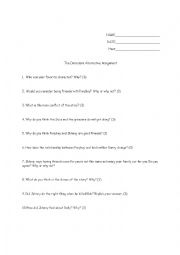 English Worksheet: The Outsiders - Alternative to the Moive 