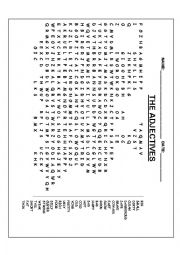 English Worksheet: THE ADJECTIVES