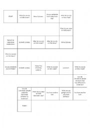 English Worksheet: Celebrations (Colombia) conversation game