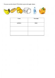 English Worksheet: count and noncount nouns 