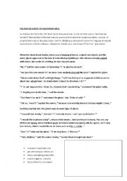English Worksheet: The water ghost of Harrowby Hall