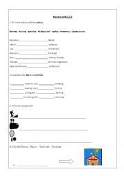 English Worksheet: Review