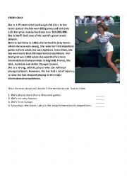 English Worksheet: famous athletes