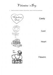 English Worksheet: Valentines day 
