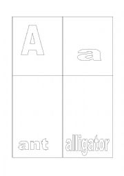 English Worksheet: Alphabet Letters and words