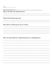 Fill-in-the-blank form for Biographies