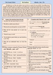 English Worksheet: The Present Perfect with Already - Just - Yet. (Reading: FunnyText)