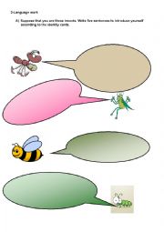 English Worksheet: insects 4