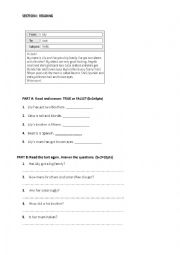 English Worksheet: useful test for 3rd & 4th & 5th grades