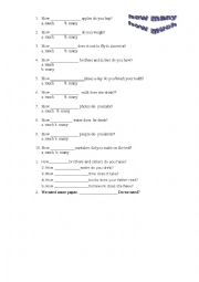 English Worksheet: HOW MANY ROUND TABLES ARE THERE IN THIS PICTURE?