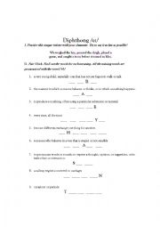 English Worksheet: Pronouncing ey