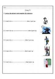 English Worksheet: jobs