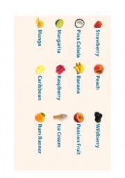 English Worksheet: fruits name