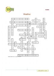 Weather Crossword Puzzle