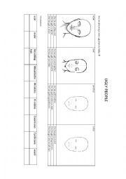 English Worksheet: Ugly people