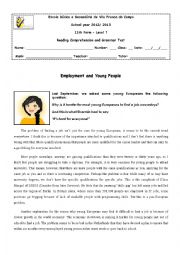 11th form test - The World of Work